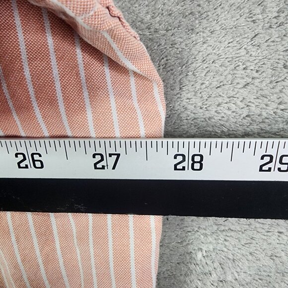 Men's American Eagle Super Soft Shirt Pink & White Striped Button-Down Size 3XL - Picture 6 of 8